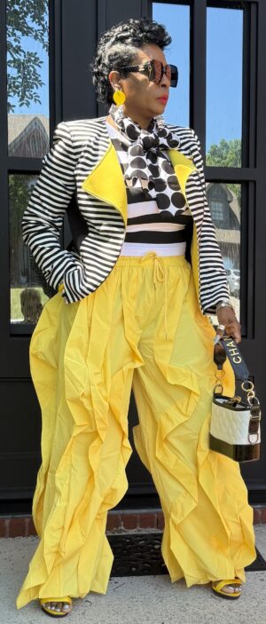 Sculpted Ruffle Joggers