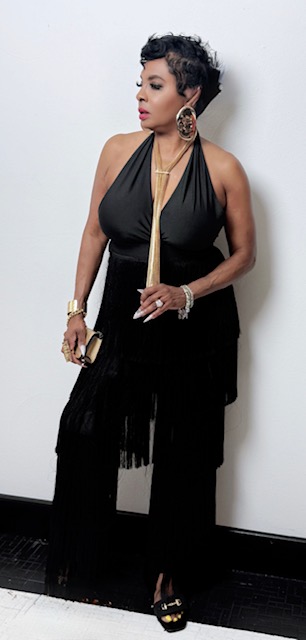 Midnight Motion Tiered Fringe Jumpsuit