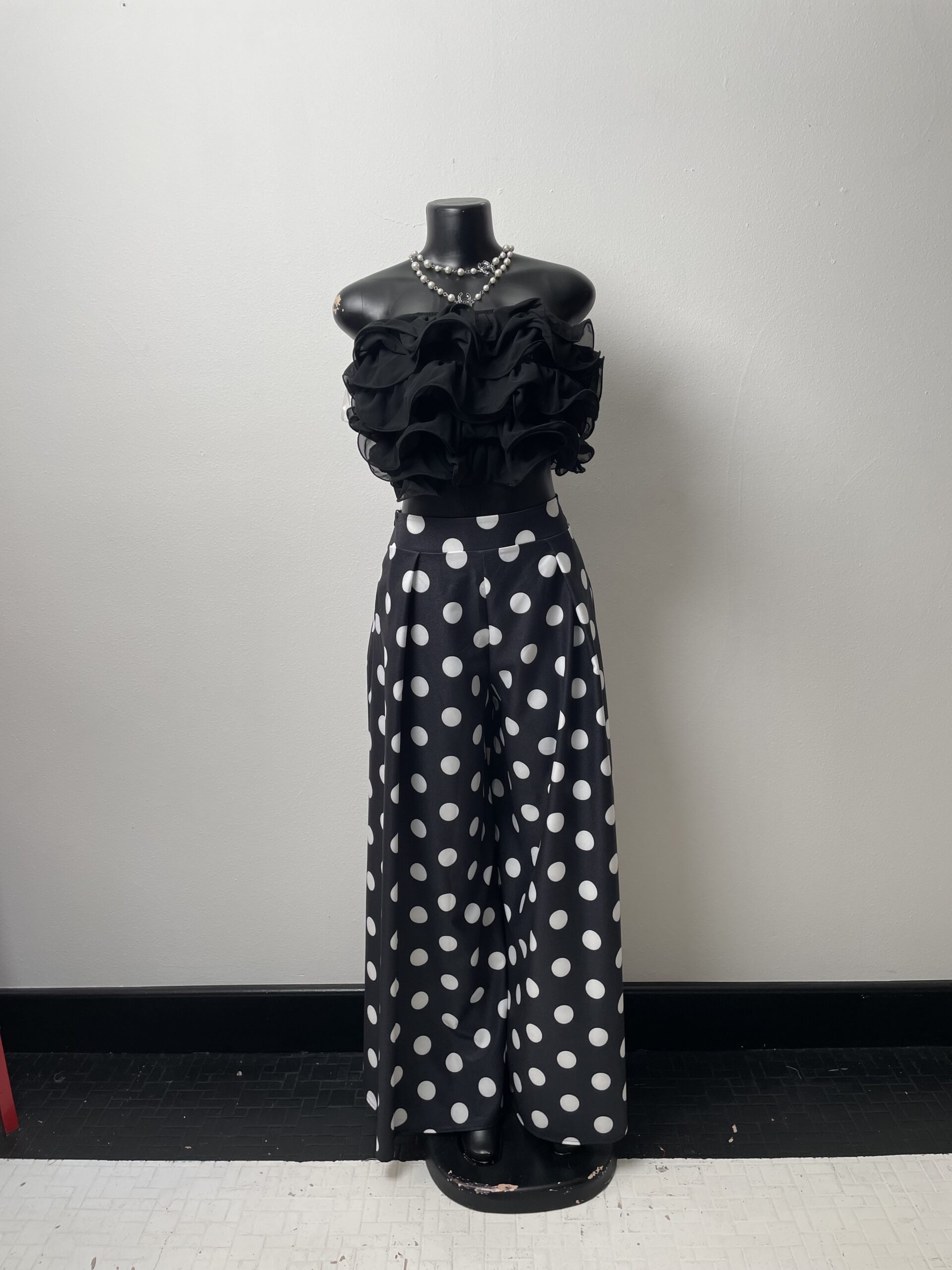 Polka Dot Perfection Palazzo Pants - Image 7
