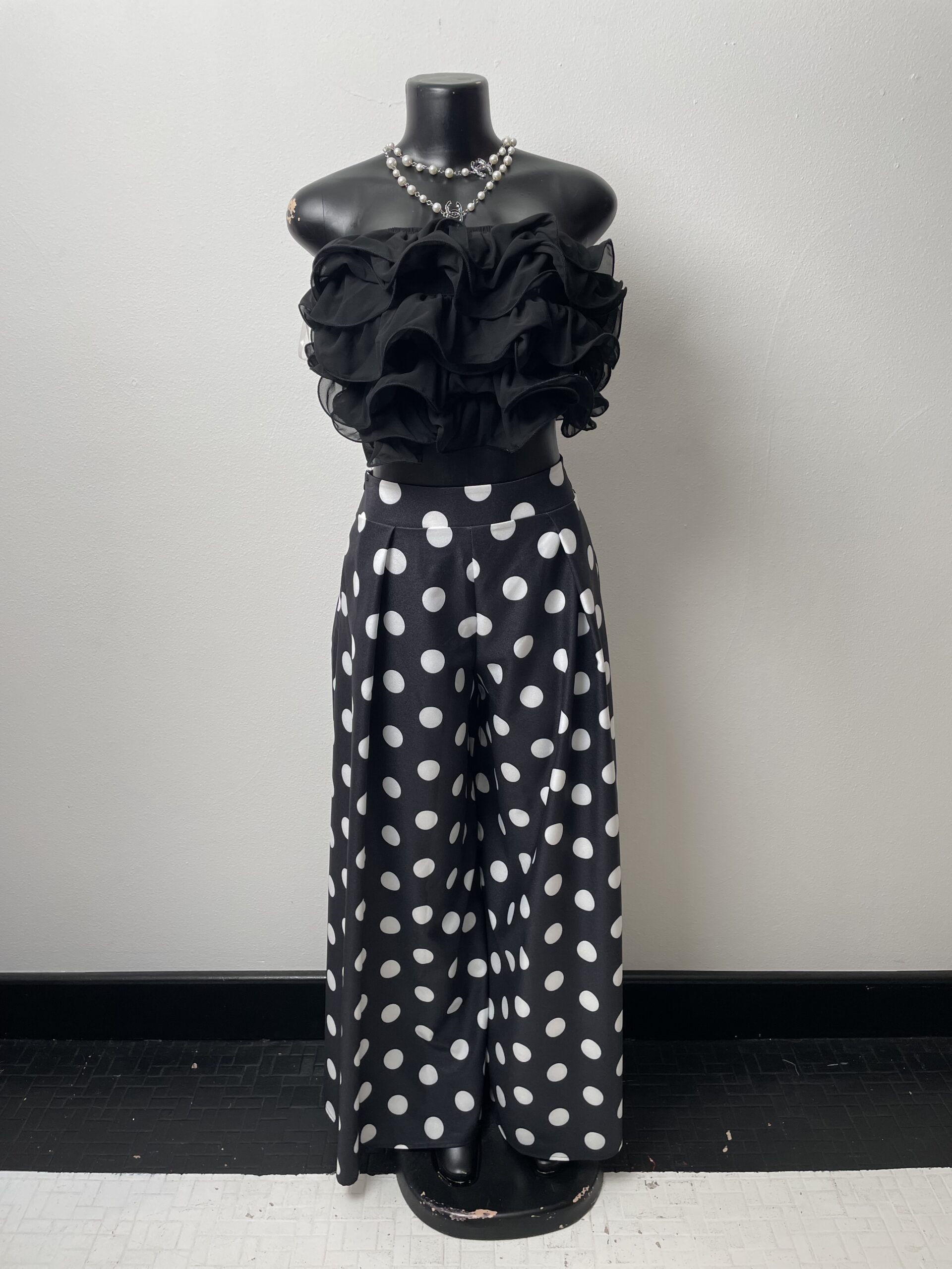 Polka Dot Perfection Palazzo Pants - Image 6