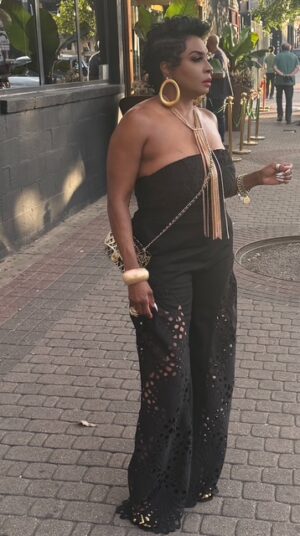 Cutout Eyelet Strapless Jumpsuit