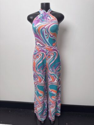Psychedelic Dreams Halter Jumpsuit