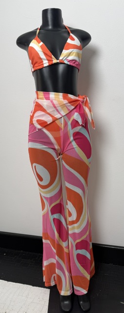 Retro Swirl 4-Piece Matching Set